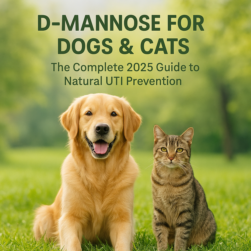 DMannose for Dogs & Cats The Complete 2025 Guide to Natural UTI Prev