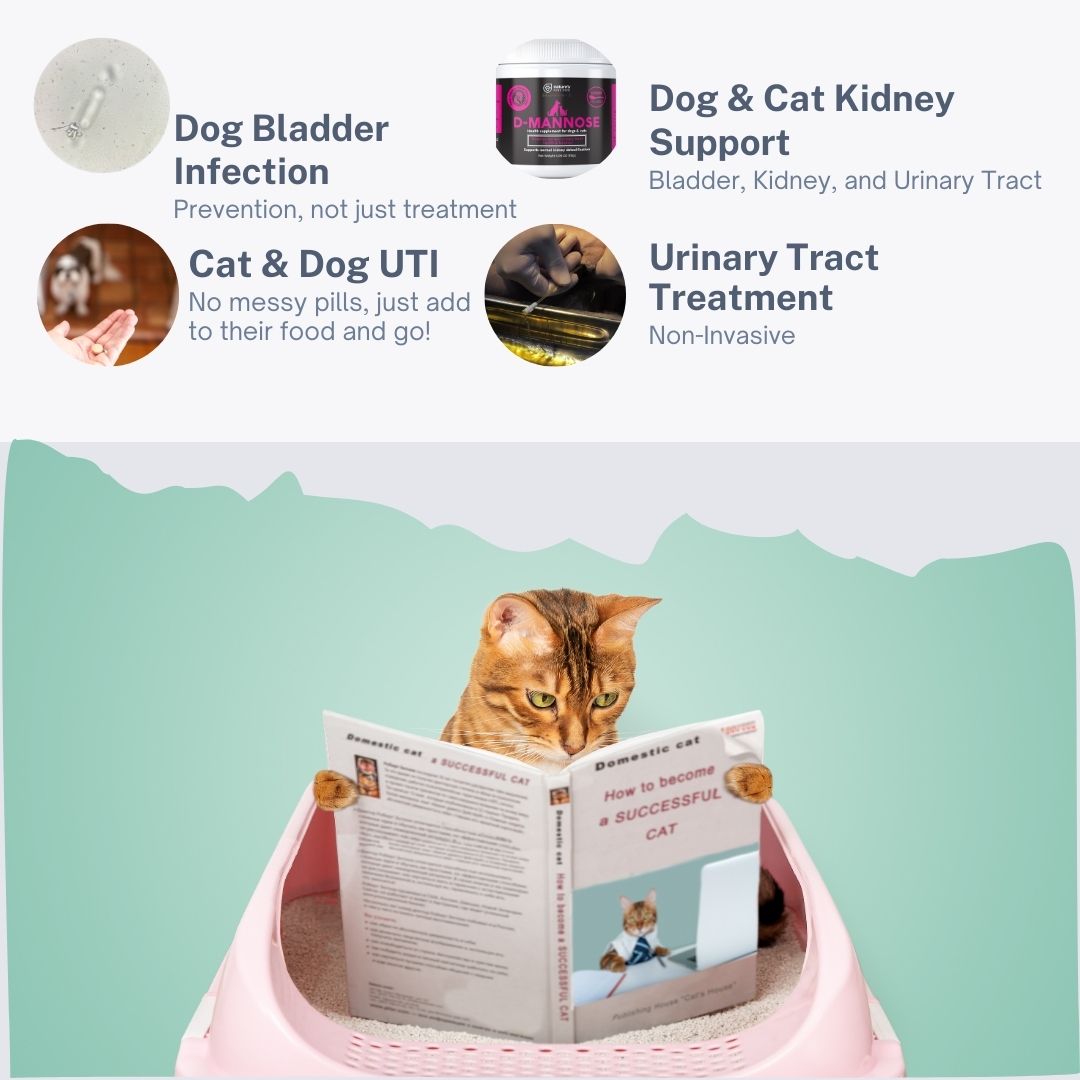 D-Mannose Urinary Tract Supplement for Dogs and Cats – Nature's Pure Edge